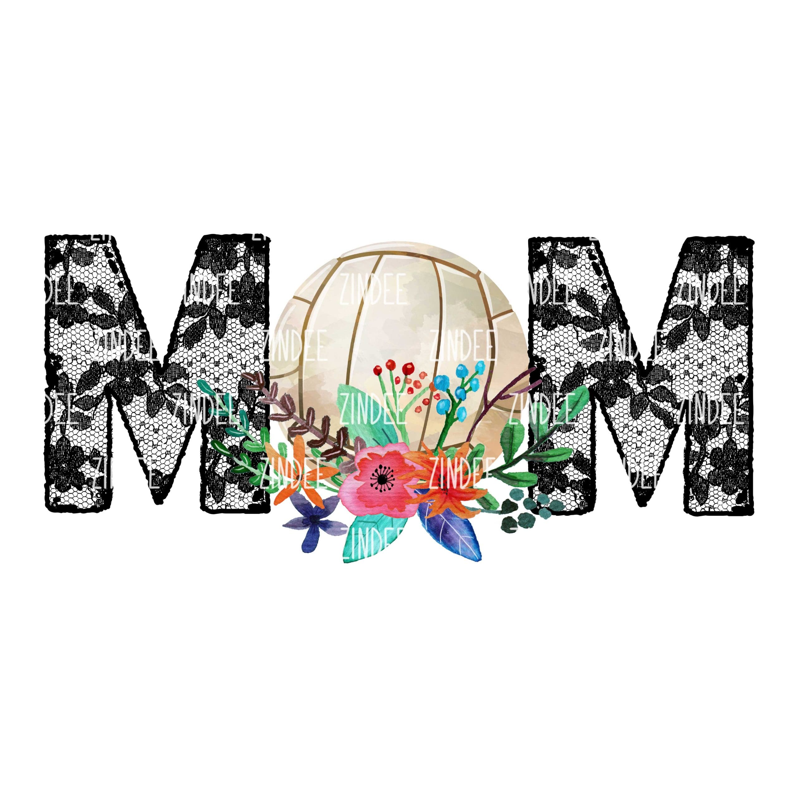 Volleyball Mom Lace (Sublimation Transfer)