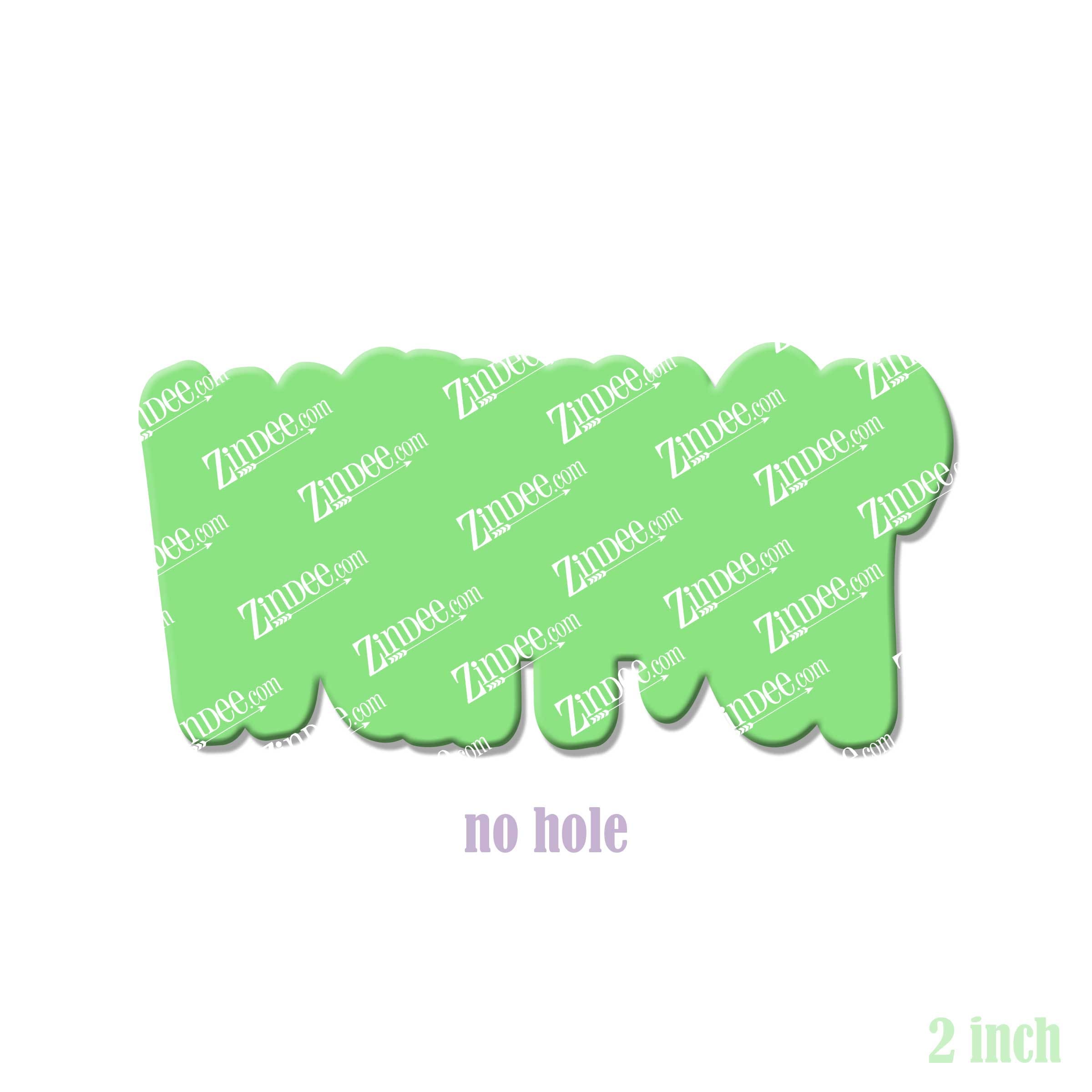 Warrior acrylic blank (2 inch) NO HOLE (5 piece minimum)