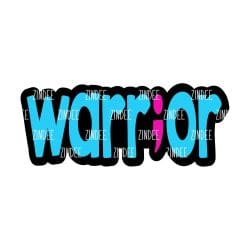 Alternative view of Warrior acrylic blank (3 inch)