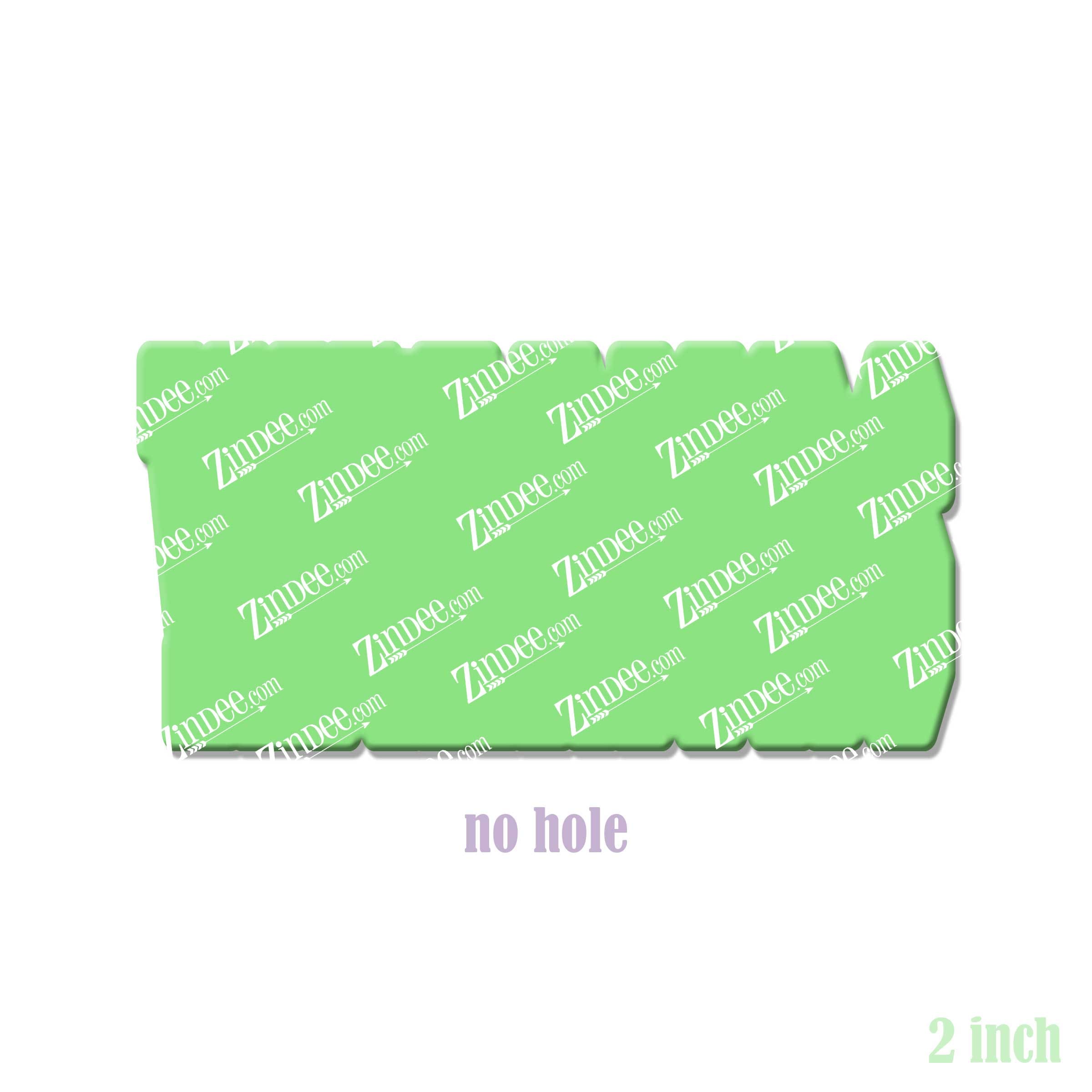 Warriors (word) acrylic blank (2 inch) NO HOLE (5 piece minimum)