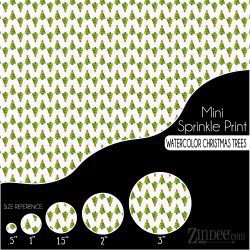 Watercolor Christmas Tree Acrylic Sheet