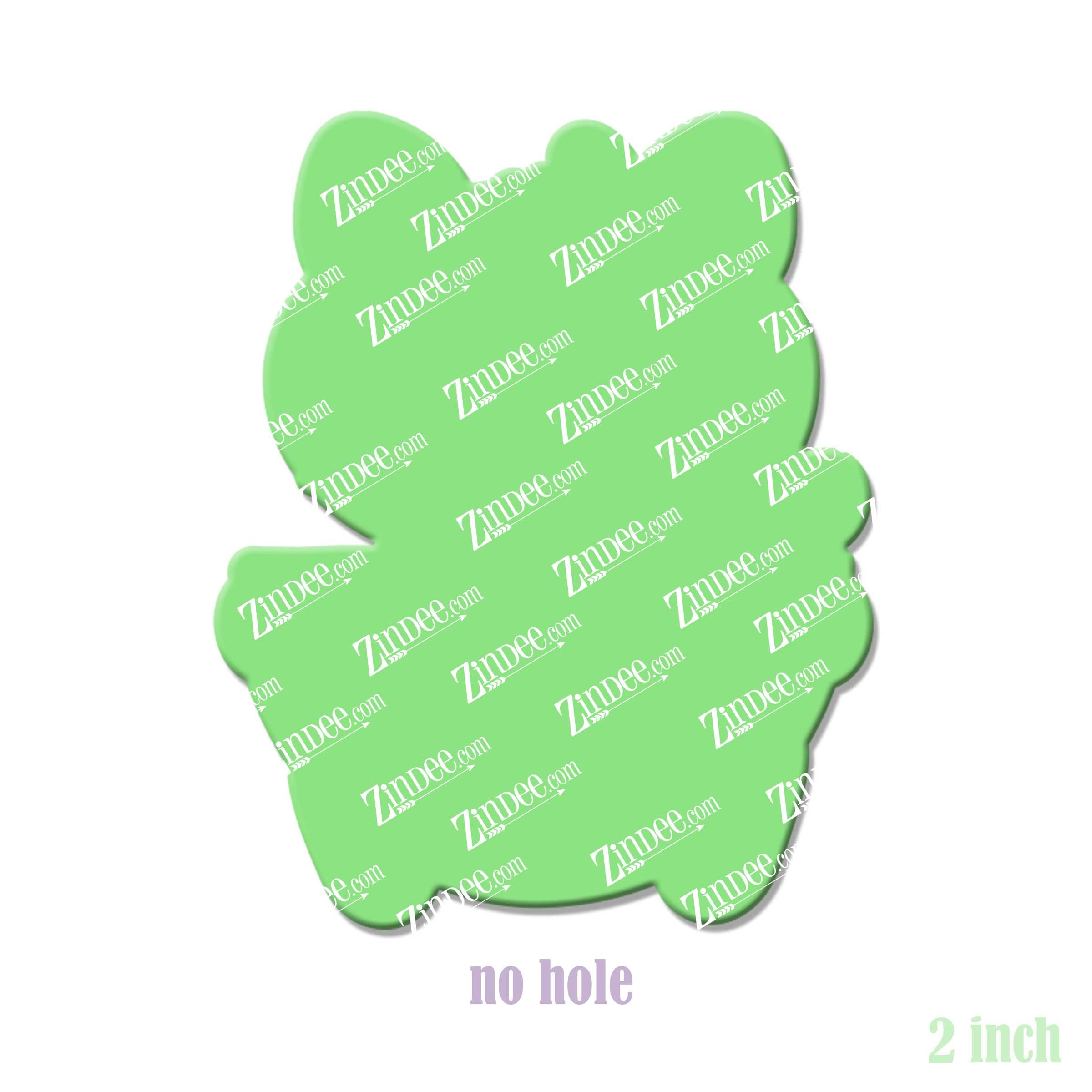 Alternative view of Watermelon Cat Acrylic Blank- Sticker- UV DTF (2 inch) NO HOLE