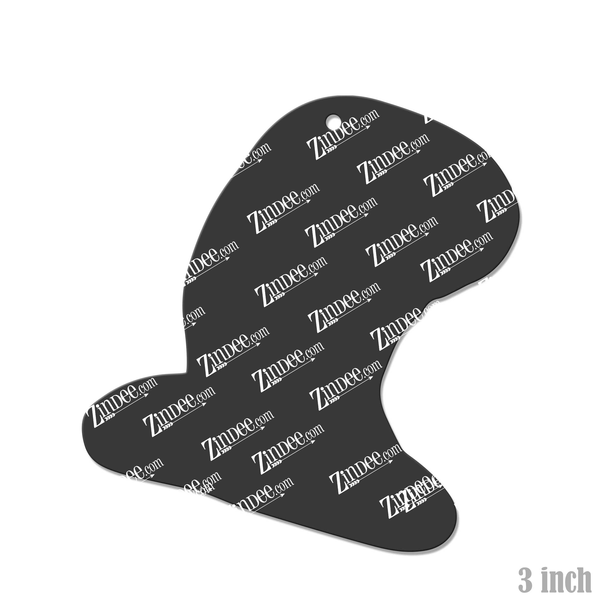 Alternative view of Whimsical Hat Acrylic Blank- Sticker- UV DTF (3 inch)