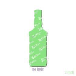 Whiskey Bottle acrylic blank (2 inch) NO HOLE (5 piece minimum)