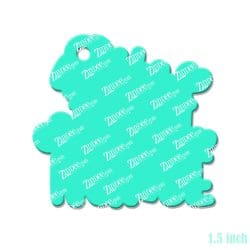 Alternative view of Wife Mom Nurse Acrylic Blank- Sticker- UV DTF (1.5 inch)