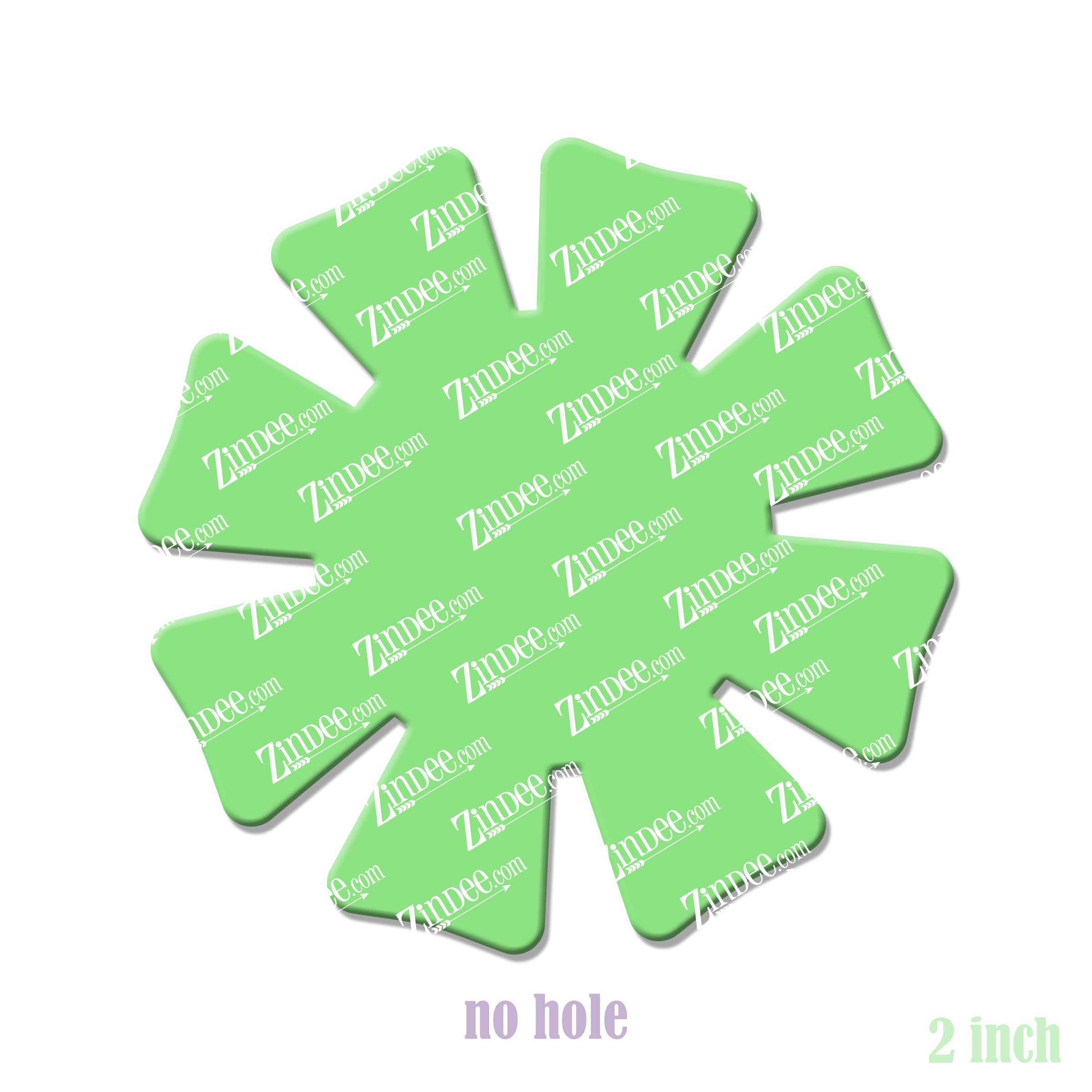 Windmill acrylic blank (2 inch) NO HOLE (5 piece minimum)