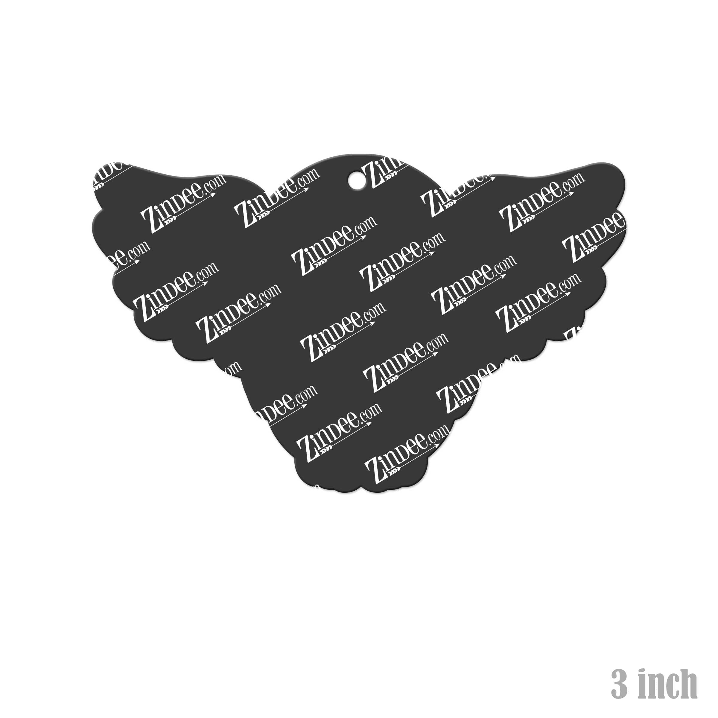 Winged Owl Acrylic Blank- Sticker- UV DTF (3 inch) - Image 2