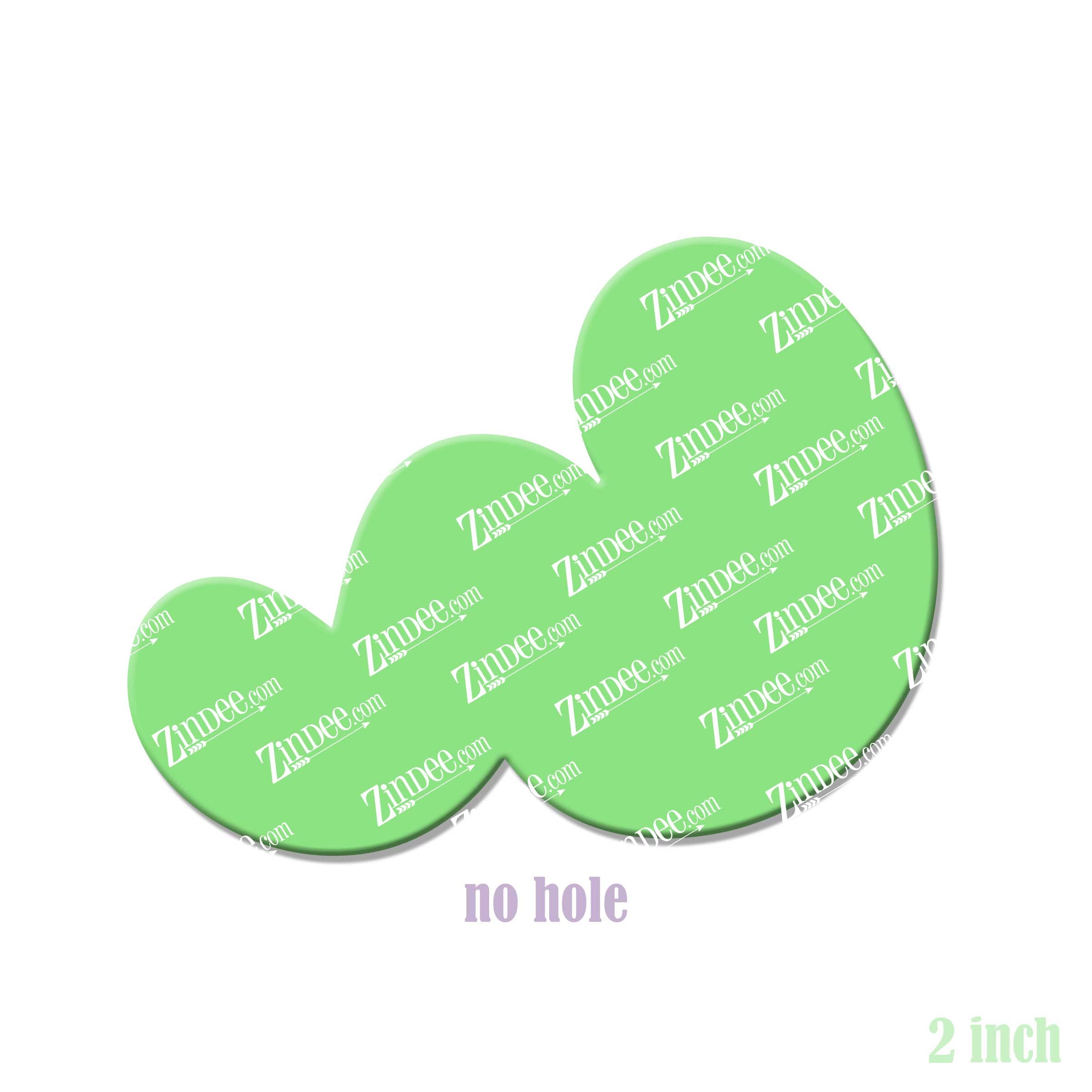 Alternative view of Worm Acrylic Blank- Sticker- UV DTF (2 inch) NO HOLE