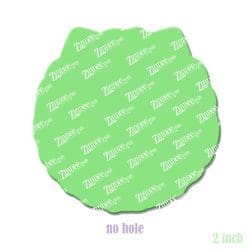 Alternative view of Wreath – Acrylic Badge Reel Blank (2") No Hole | Optional Sticker or UV DTF