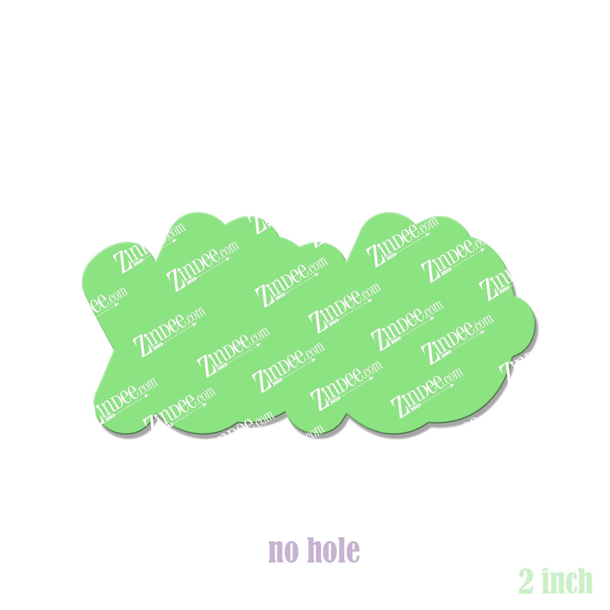 Alternative view of XOXO Acrylic Blank- Sticker- UV DTF (2 inch) NO HOLE