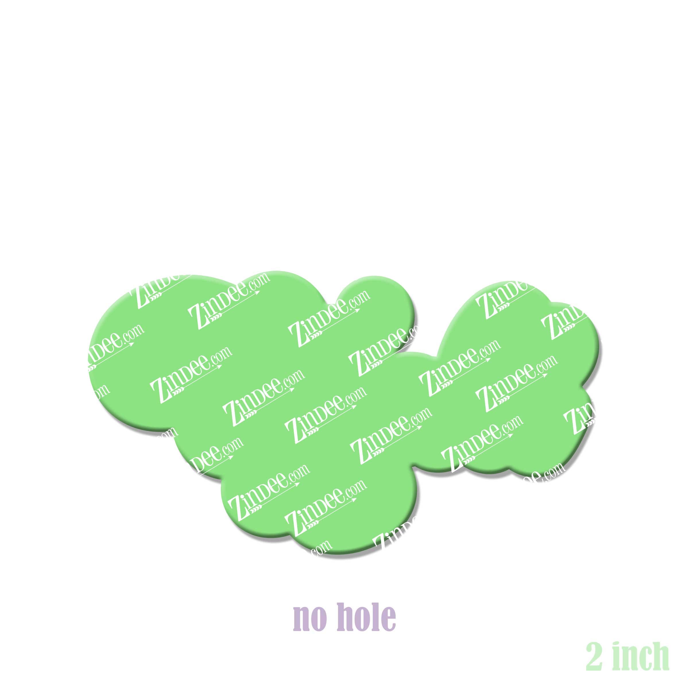 Alternative view of Y'all Acrylic Blank- Sticker- UV DTF (2 inch) NO HOLE