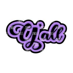 Y'all – Acrylic Badge Reel Blank (2") No Hole | Optional Sticker or UV DTF