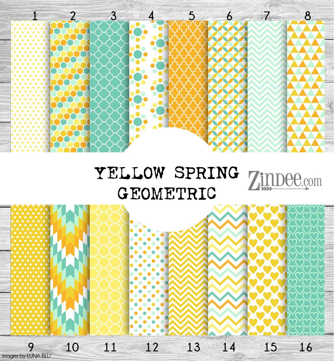 Yellow Spring Geometric (vinyl)