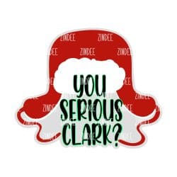 You Serious Clark Acrylic Blank- Sticker- UV DTF (2.5 inch)