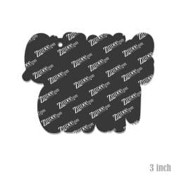 Alternative view of Zero Fucks Given Acrylic Blank- Sticker- UV DTF (3 inch)