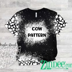 Cow Print- Acrylic Stencil