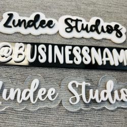 Acrylic Watermark Button Style (acrylic sign) - Image 6