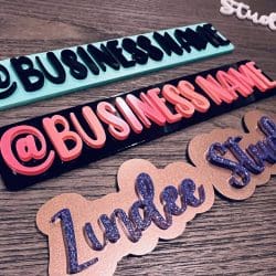 Acrylic Watermark Button Style (acrylic sign) - Image 5