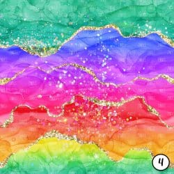 Agate Glitter Rainbow (vinyl) - Image 5