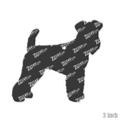 Airedale Terrier – Acrylic Keychain Blank (3") | Optional Sticker or UV DTF