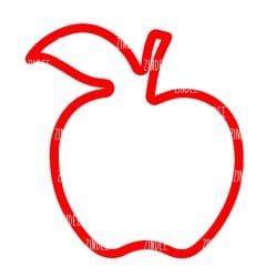 Apple Shaker Piece (2 inch) - Image 2