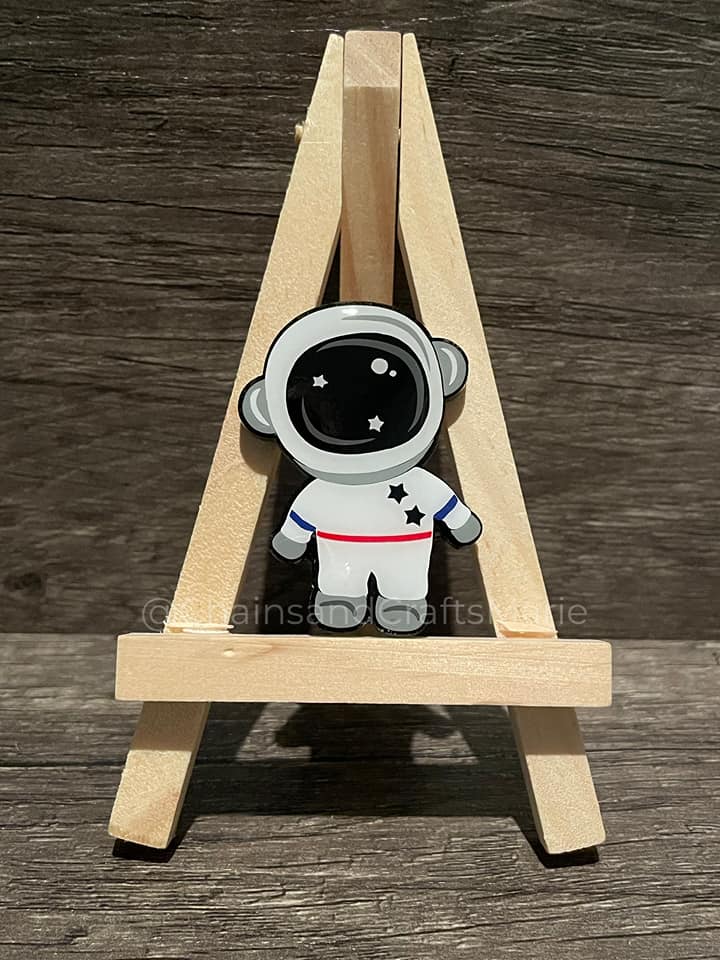 Astronaut Acrylic Blank- Sticker- UV DTF (2 inch) NO HOLE - Image 5