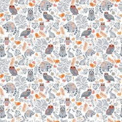 Autumn Forest Animals seamless (digital paper)