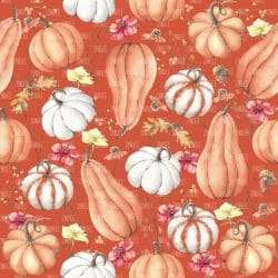 Autumn Pumpkins seamless (digital paper)