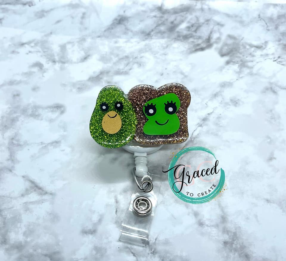 Avocado Toast Acrylic Blank- Sticker- UV DTF (2 inch) NO HOLE - Image 3