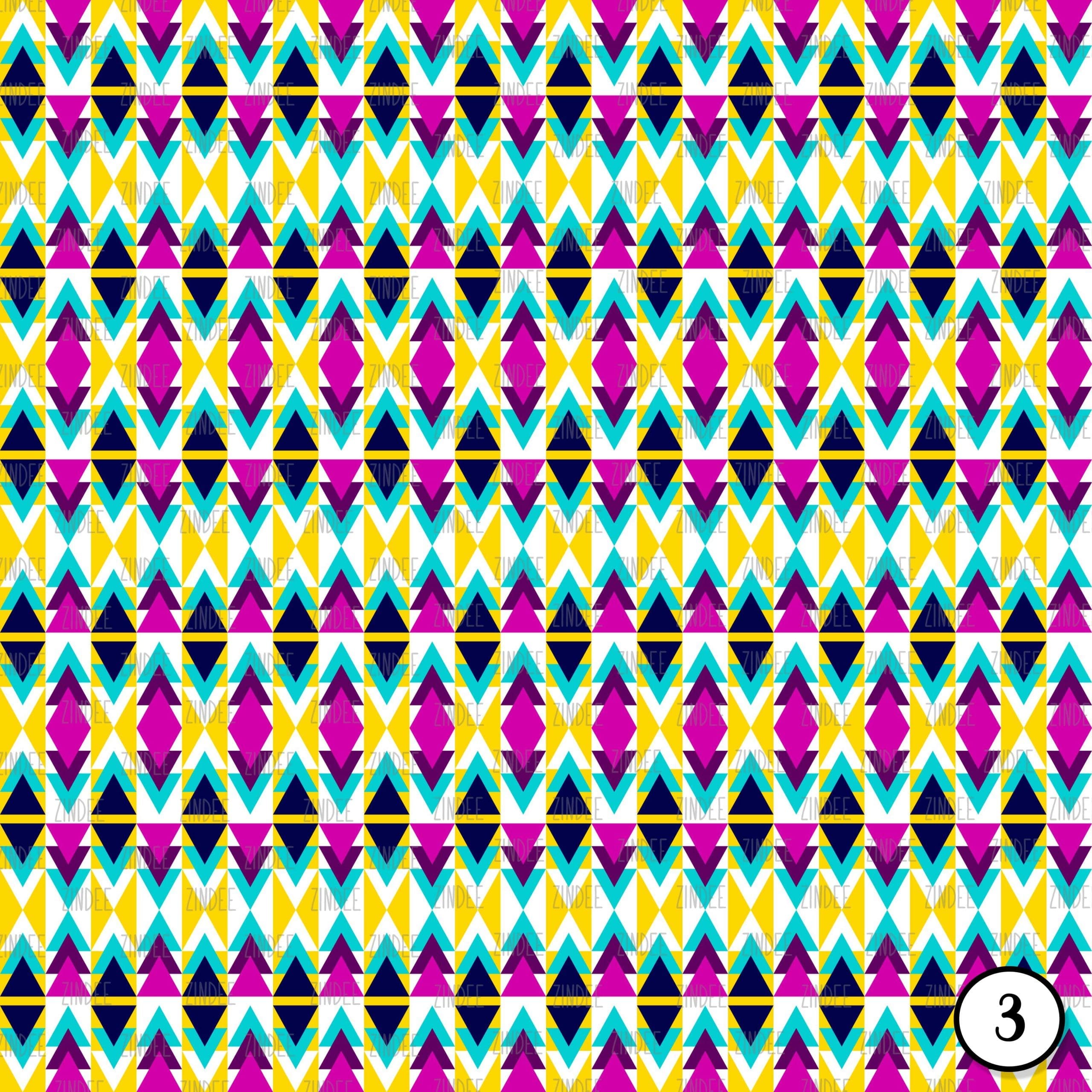 Aztec Purple Yellow Arrow (vinyl) - Image 4
