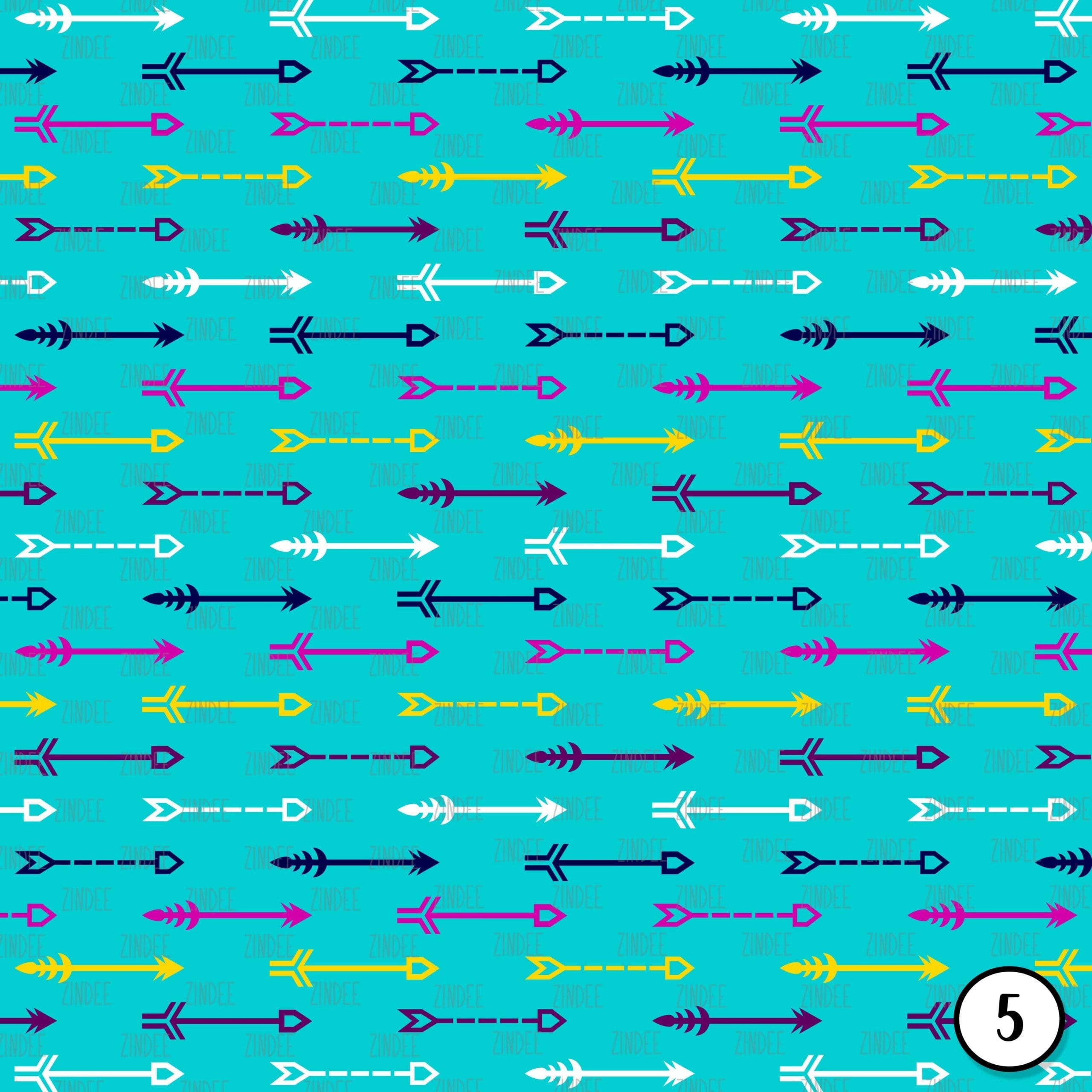 Aztec Purple Yellow Arrow (vinyl) - Image 6