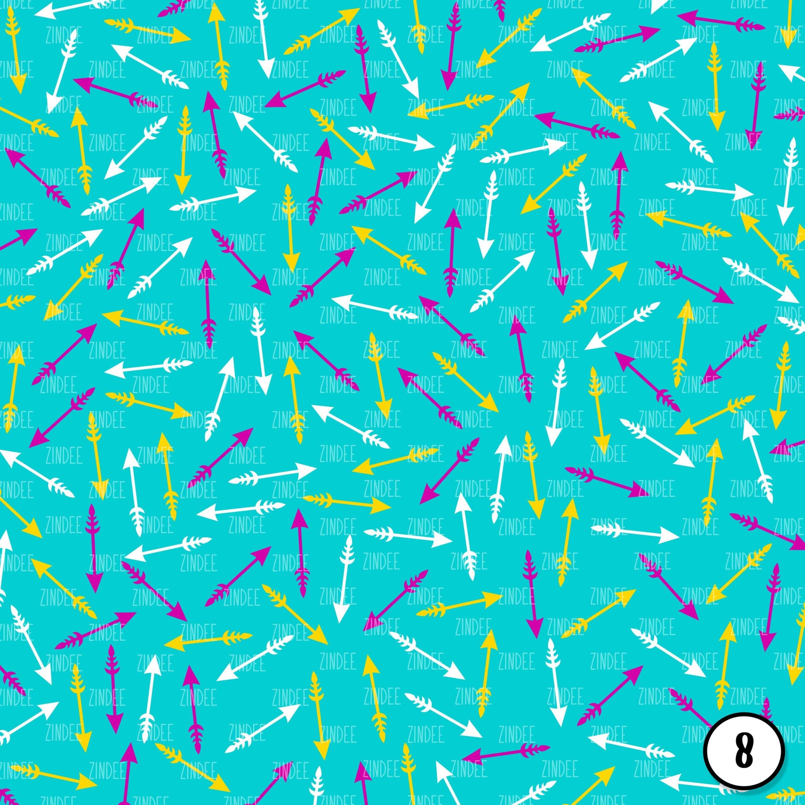 Aztec Purple Yellow Arrow (vinyl) - Image 9