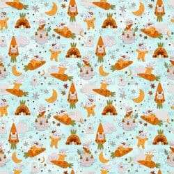 Baby Bunnies Blue seamless (vinyl)