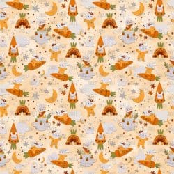 Baby Bunnies Yellow seamless (vinyl)