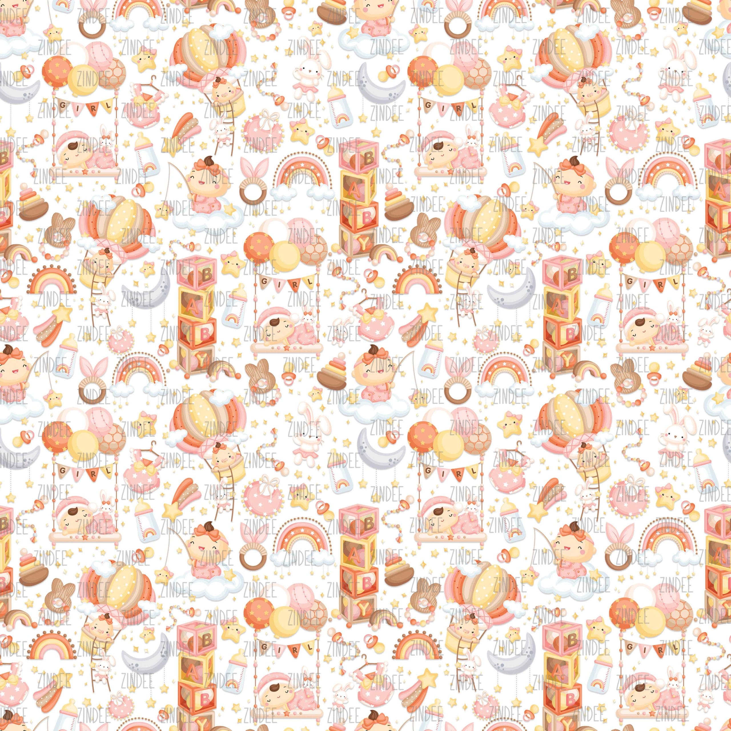 Baby Girl Air Balloon (vinyl)