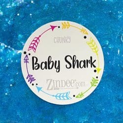 Baby Shark Chunky Polyester Glitter (BAG)