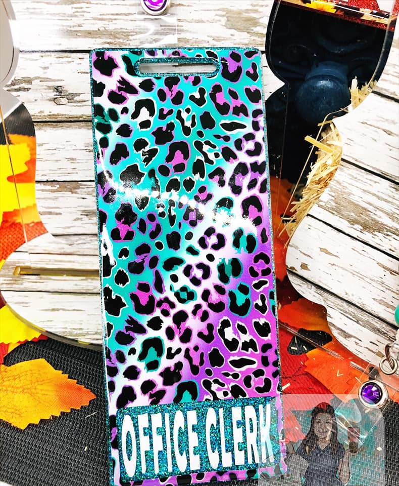 Teal Purple Leopard (vinyl) - Image 2