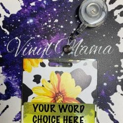 Alternative view of Cow Print n' Sunflowers (vinyl)