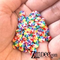 Alternative view of Beach Ball Polymer Clay
