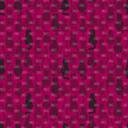 Berry Pattern Cats seamless (digital paper)