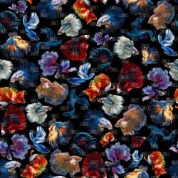 Betta Fish seamless (digital paper)