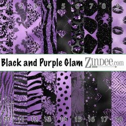 Black and Purple Glam (vinyl)