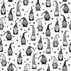 Gnomes Black and White Christmas (vinyl)