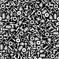 Black And White Tools (digital paper)