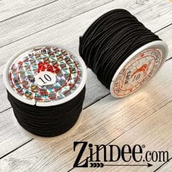 Black Elastic Cording