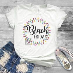 Alternative view of Black Friday Christmas Lights (Sublimation Transfer)