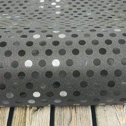 Black Polka Dot Textured Glitter Adhesive Vinyl