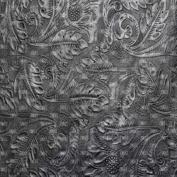 Tooled Leather Black (vinyl)