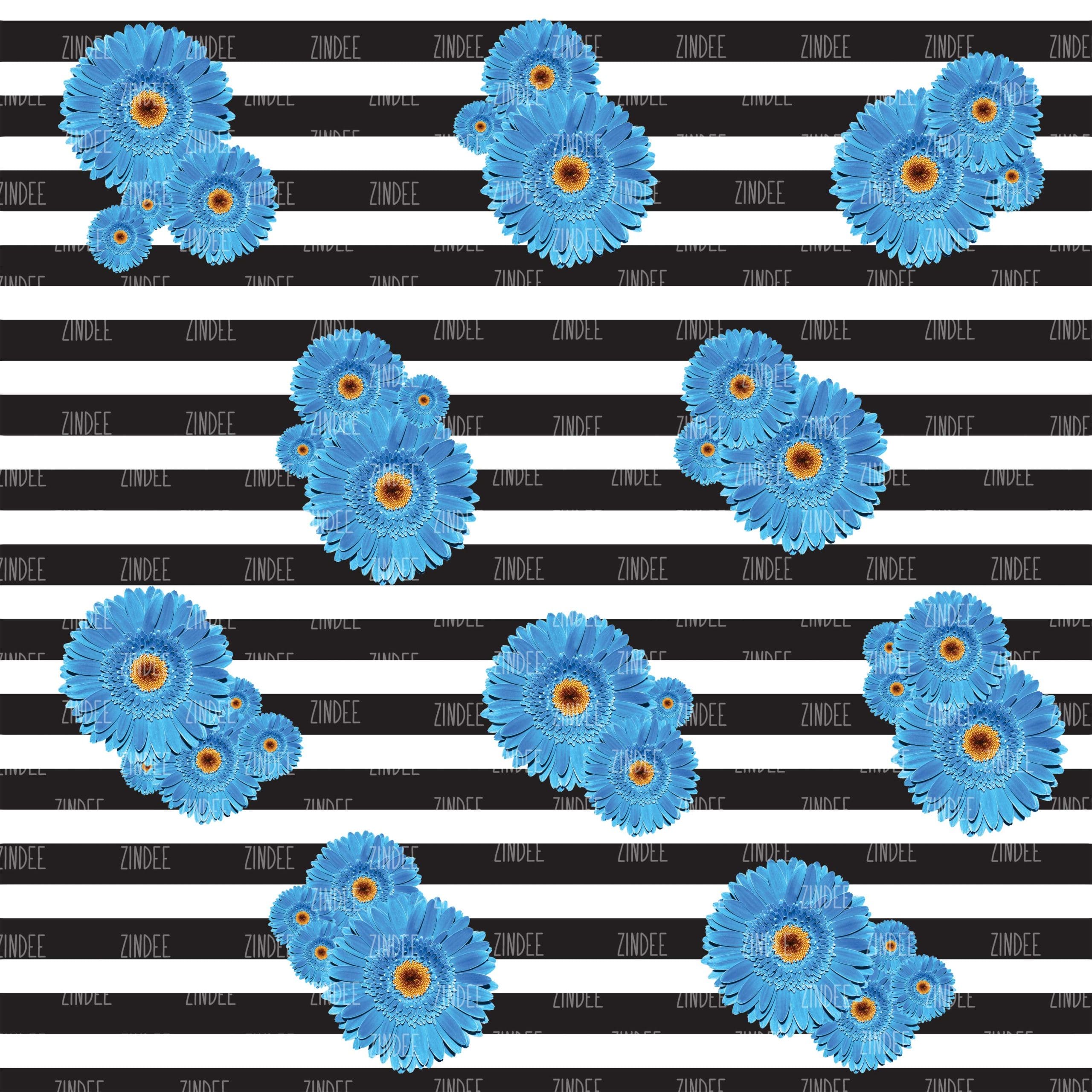 Black White Stripe Blue Daisies (vinyl) – Acrylic Blanks, Stickers, Printed  Vinyl, Glitter and more!
