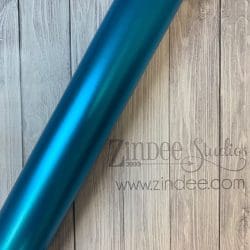 Alternative view of Blue Polished Metal Adhesive Vinyl